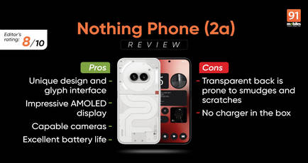 Nothing Phone (2a) review: nothing quite like it!