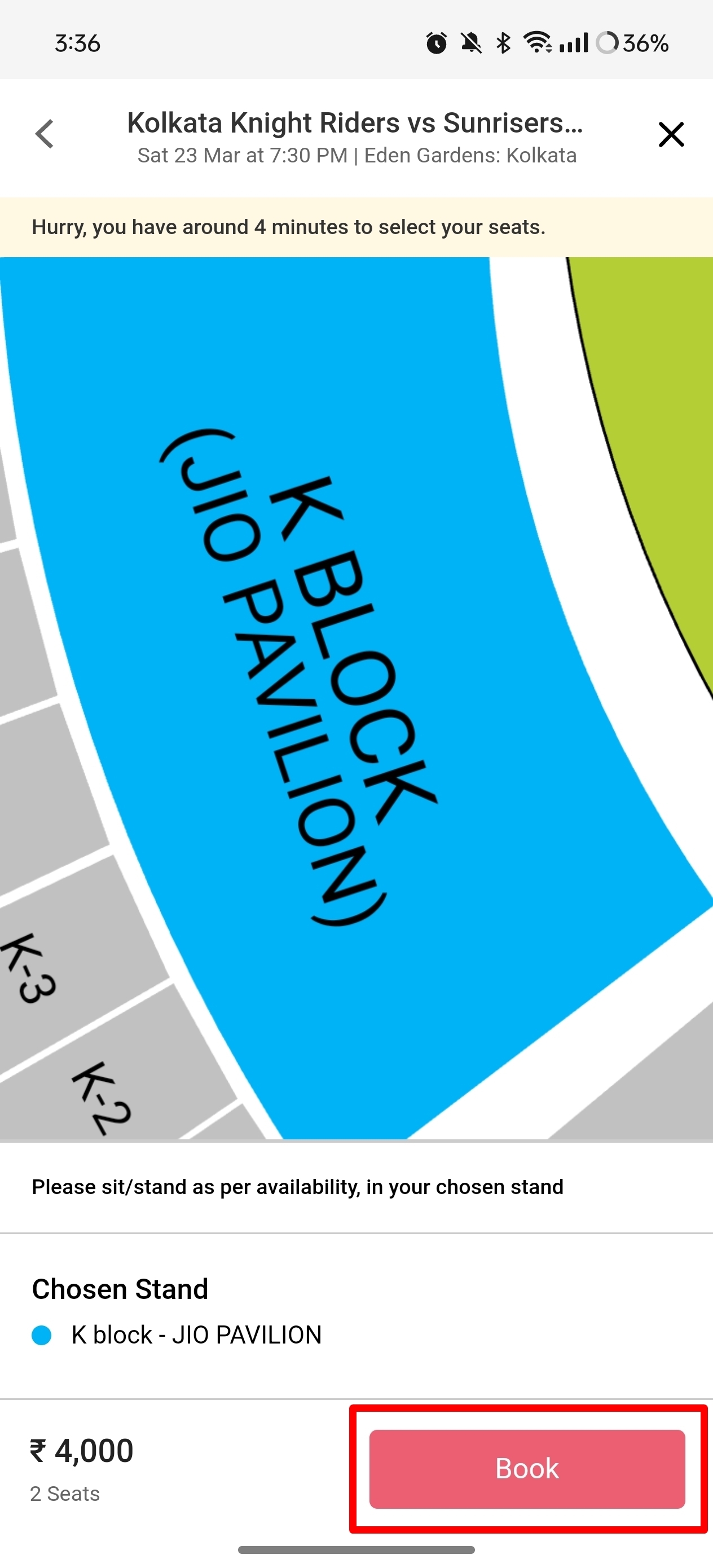 Book IPL 2024 tickets online via BookMyShow