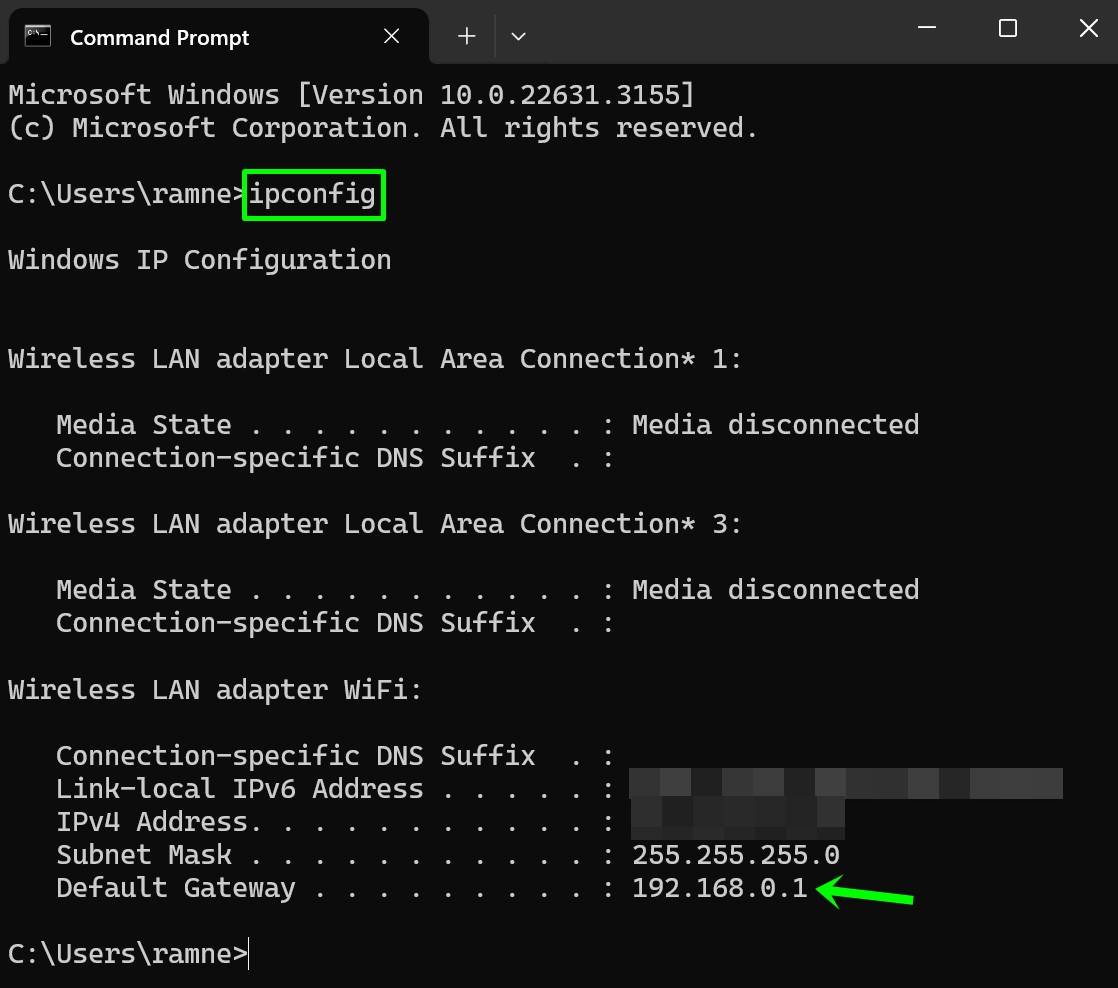 Change WiFi password using web browser