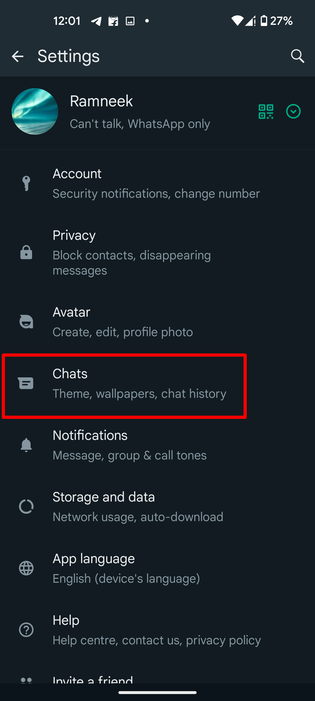 Enable or disable WhatsApp end-to-end encryption backup on Android