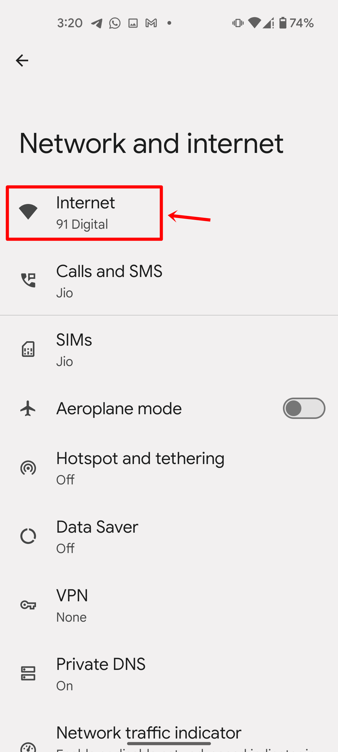 Find WiFi password on Android mobile phone