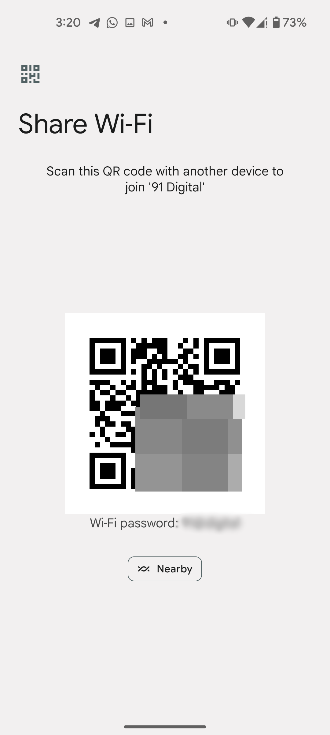 Find WiFi password on Android mobile phone
