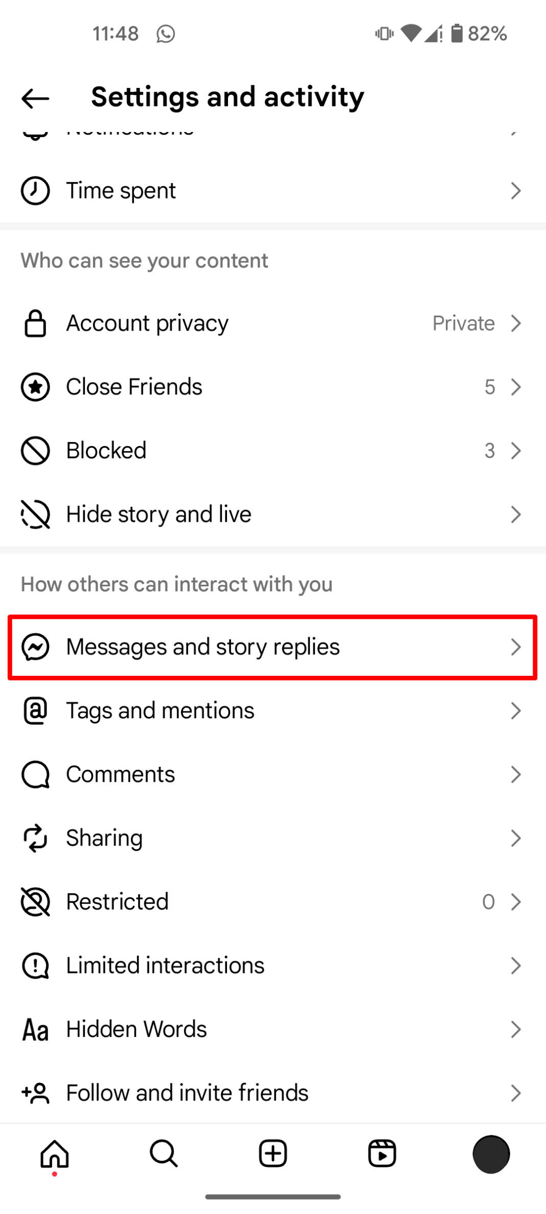 How to turn off or hide Instagram activity or online status from others
