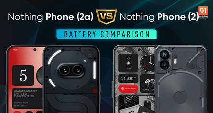 Nothing Phone (2a) vs Nothing Phone (2) battery comparison: does the new phone outlast the flagship?