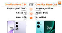 OnePlus Nord CE4 vs Nord CE3 performance comparison: assessing the capabilities of the new Nord