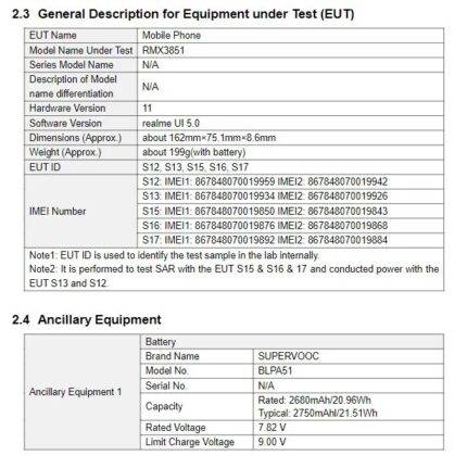 Realme GT 6 FCC