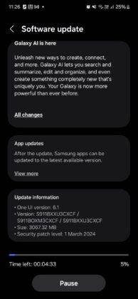 Galaxy AI One UI 6.1