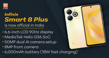 Infinix Smart 8 Plus with 90Hz display, 50MP AI camera launched in India: price, features