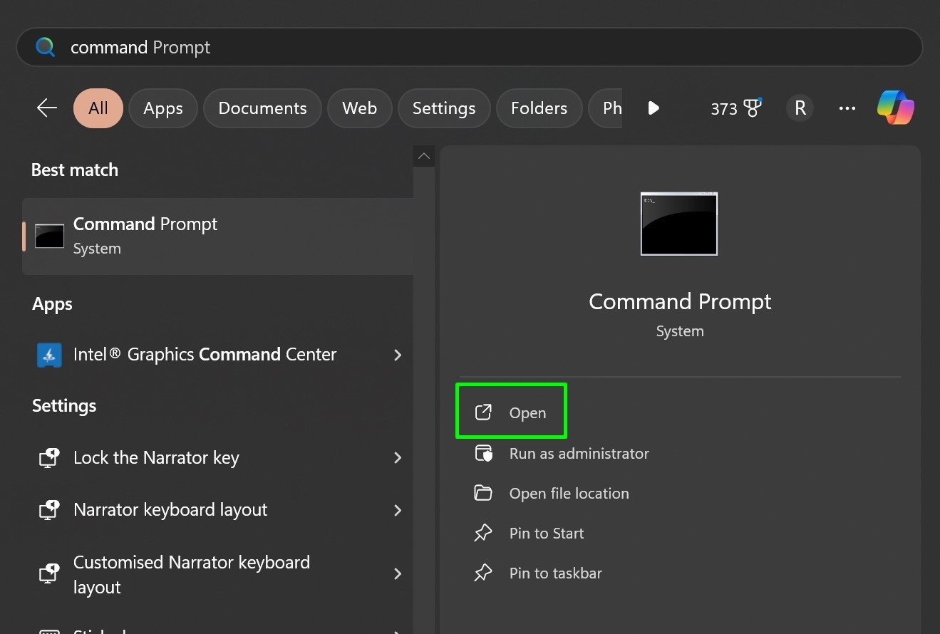 View WiFi password on Windows 11 using Command Prompt
