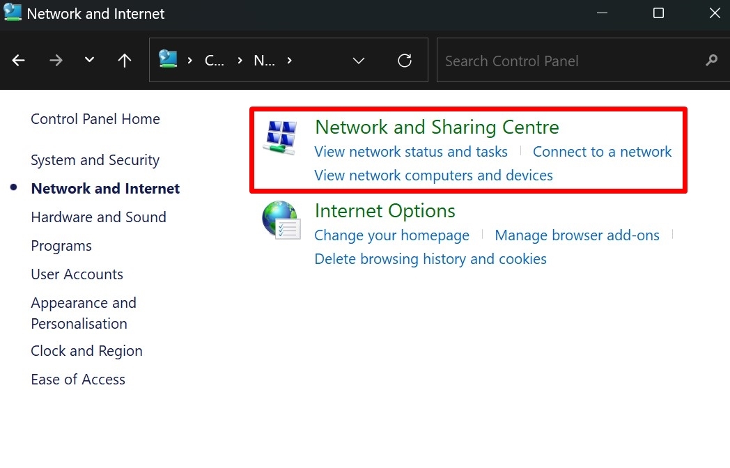 View WiFi password on Windows 11 using Control Panel