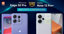 Motorola Edge 50 Pro vs Redmi Note 13 Pro+ battery comparison: which phone offers better battery life?