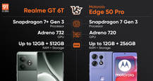 Realme GT 6T vs Motorola Edge 50 Pro performance comparison: which is the better performer under Rs 35,000