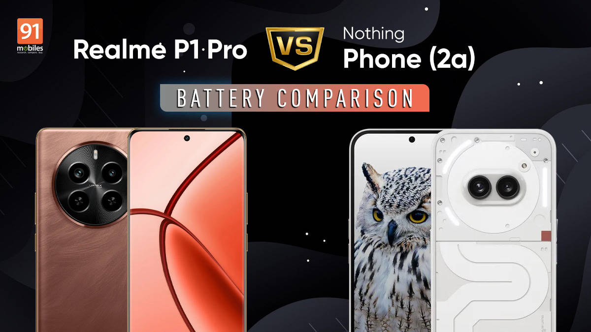 Realme P1 Pro vs Nothing Phone 2a battery comparison