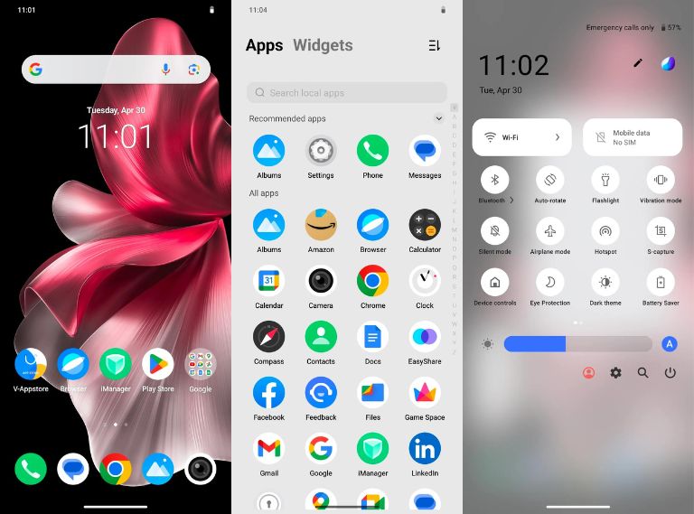 Vivo V30e UI