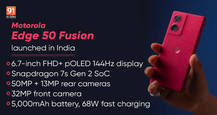 Motorola Edge 50 Fusion with Snapdragon 7s Gen 2, 68W fast charging, 5,000mAh battery launched in India: price, specifications