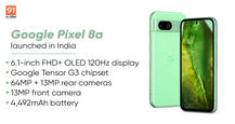 Google Pixel 8a with Tensor G3 SoC, 120Hz OLED display, 64MP camera launched in India: price, specifications