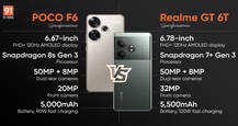 Comparing POCO F6 vs Realme GT 6T: which latest smartphone is better value-for-money?