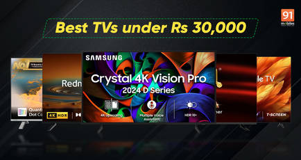 Best TVs in India under Rs 30,000 [June 2024]: Samsung Crystal 4K Smart Tizen TV, Redmi Smart Fire TV and more