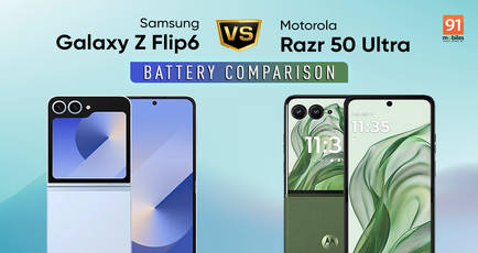 Samsung Galaxy Z Flip6 vs Motorola Razr 50 Ultra battery comparison: which flip phone offers better battery life?