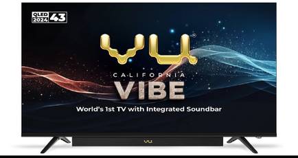 Vu Vibe QLED TV with 88W integrated soundbar launched in India: price, features