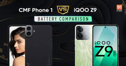 CMF Phone 1 vs iQOO Z9 battery comparison: which one is better optimised?