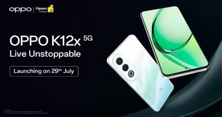 OPPO K12x 5G India launch date announced, to feature military-grade durability, 5,100mAh battery