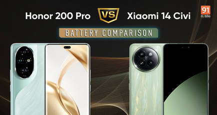 Honor 200 Pro vs Xiaomi 14 Civi battery comparison: whats the difference?