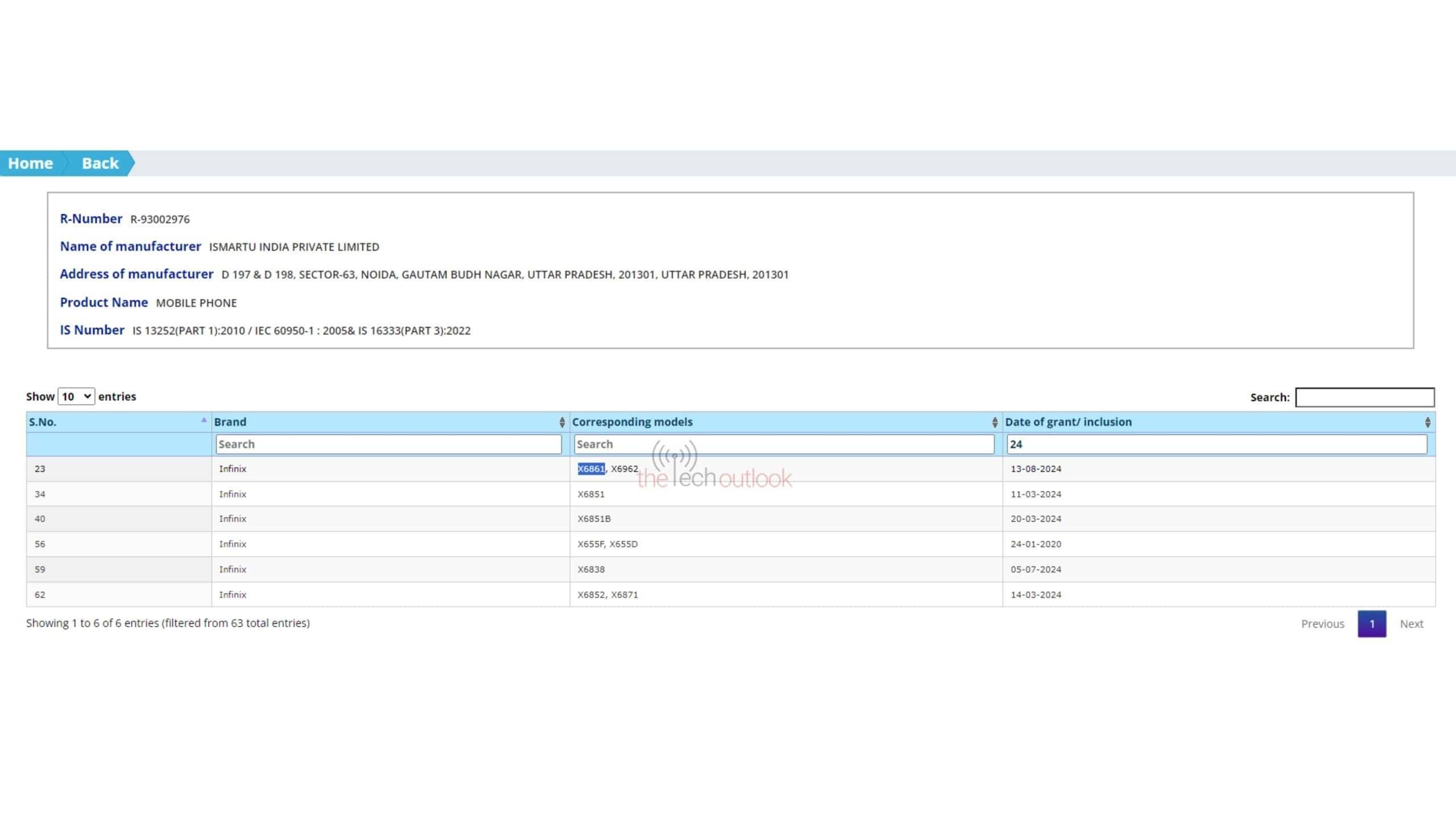 Infinix Zero Flip BIS