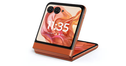 Motorola Razr 50 India launch teaser reveals the flip phones massive external screen