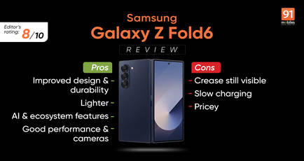 Samsung Galaxy Z Fold6 review: AI and ecosystem