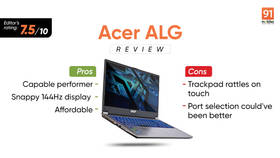 Acer ALG Review: a VFM gaming laptop for the masses