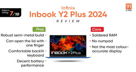 Infinix Inbook Y2 Plus review: a budget laptop that delivers under Rs 30,000