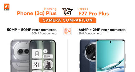 Nothing Phone 2a Plus vs OPPO F27 Pro Plus camera comparison: which is a better camera phone?