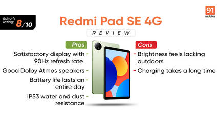 Redmi Pad SE 4G review: cost-effective, compact, and capable