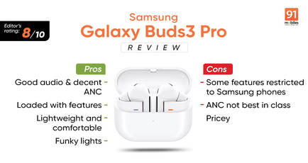 Samsung Galaxy Buds3 Pro review: good sound, solid features