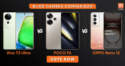 Vivo T3 Ultra vs POCO F6 vs OPPO Reno 12 blind camera comparison: which mid-ranger takes the best photos?