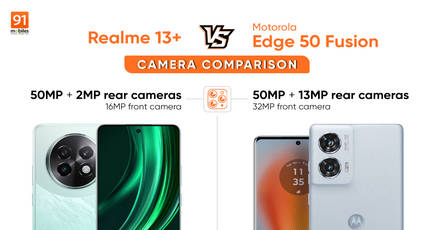 Realme 13+ vs Motorola Edge 50 Fusion camera comparison: how do their cameras fare in this close fight?