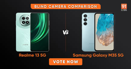 Realme 13 5G vs Samsung Galaxy M35 5G blind camera comparison: round one