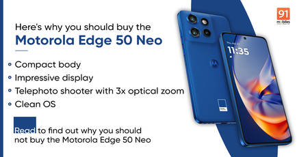 4 reasons to buy and 2 reasons to skip the Motorola Edge 50 Neo
