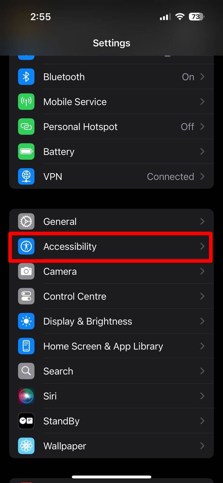enable or disable 120Hz ProMotion refresh rate on iPhone