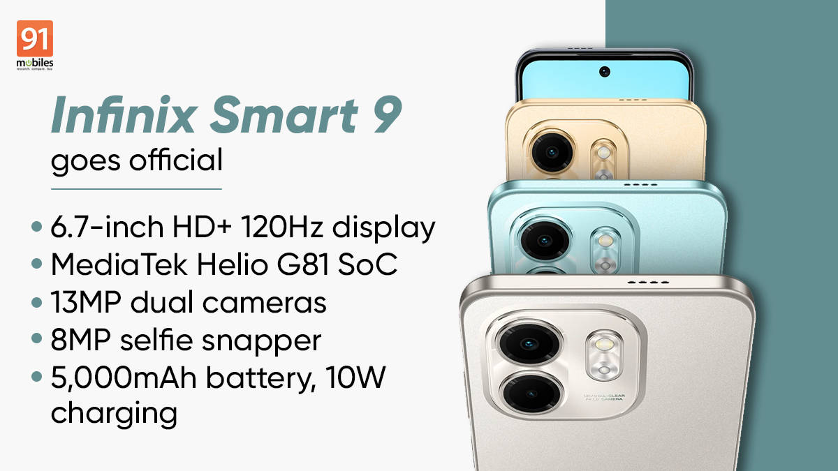 Infinix Smart 9 with MediaTek Helio G81, 5000mAh battery launched