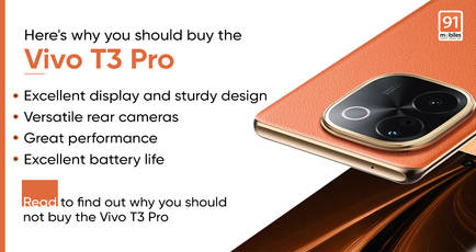 4 reasons to buy and 2 reasons to skip the Vivo T3 Pro