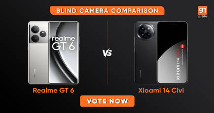 Realme GT 6 vs Xiaomi 14 Civi blind camera comparison: round one