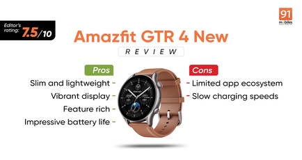 Amazfit GTR 4 New review: a stylish watch with strong features