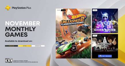 PS Plus free games for November 2024: Hot Wheels Unleashed 2 - Turbocharged, Ghostwire: Tokyo, and more