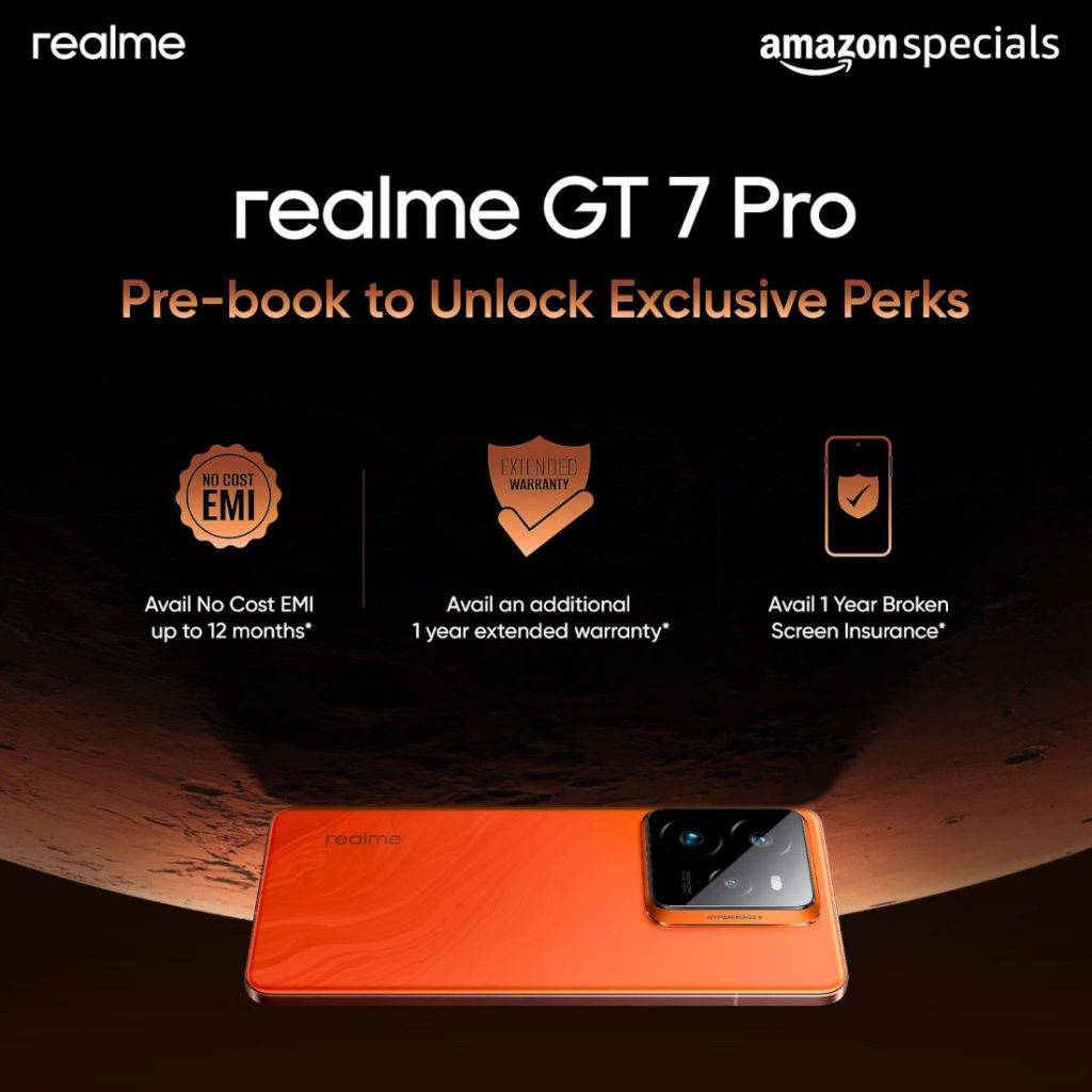 Realme GT 7 Pro pre-booking
