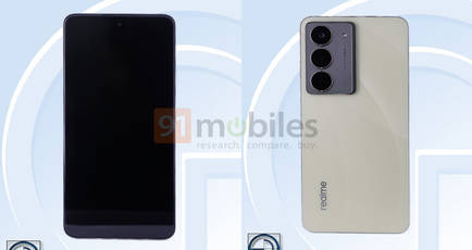 Mysterious Realme phone appears on TENAA, design and specifications revealed