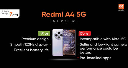 Redmi A4 5G review: a decent entry-level 5G phone with a big caveat