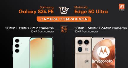 Samsung Galaxy S24 FE vs Motorola Edge 50 Ultra camera comparison: which affordable flagship is the better camera phone?