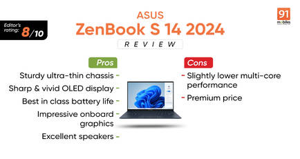 ASUS Zenbook S 14 2024 review: a solid foundation for Intels latest Lunar Lake processors